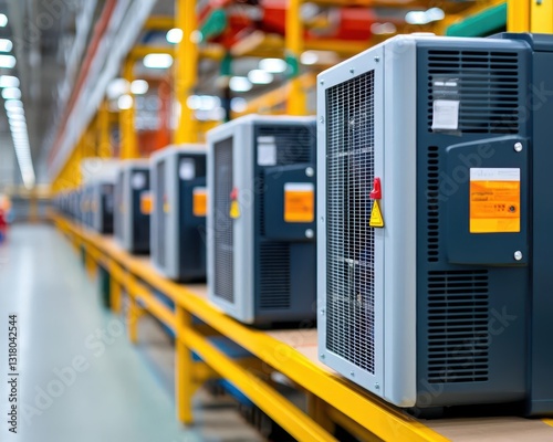 Modular assembly lines producing repairable industrial compressors