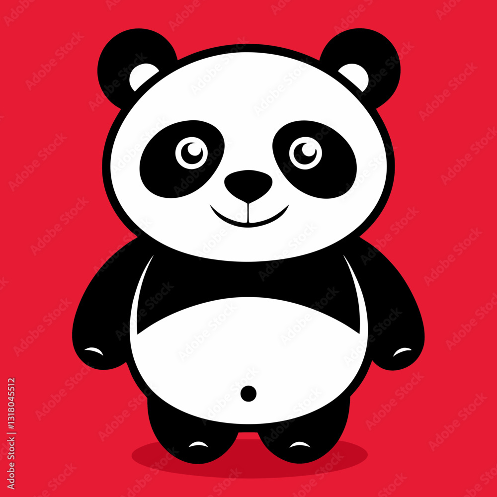 Naklejka premium panda