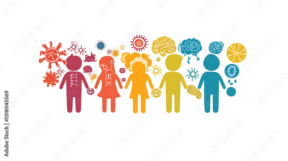 A visually appealing infographic explaining the autism spectrum in simple terms A visually appealing infographic explaining the autism spectrum in simple terms