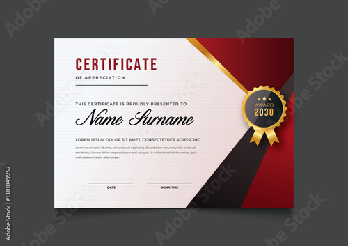 Certificate of compliance template
