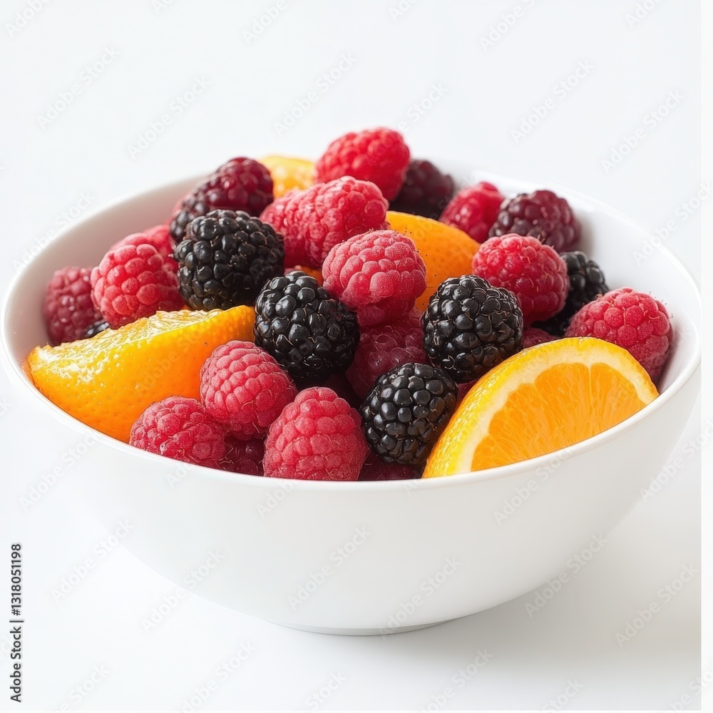 a bowl of fresh and vibrant berries and citrus fruits. a bowl of fresh and vibrant berries and citrus fruits.