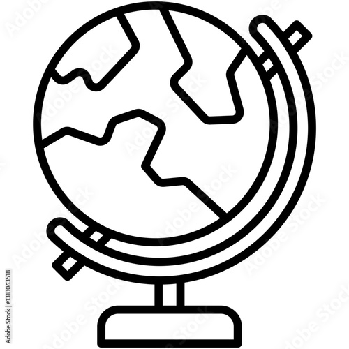 World Map Icon