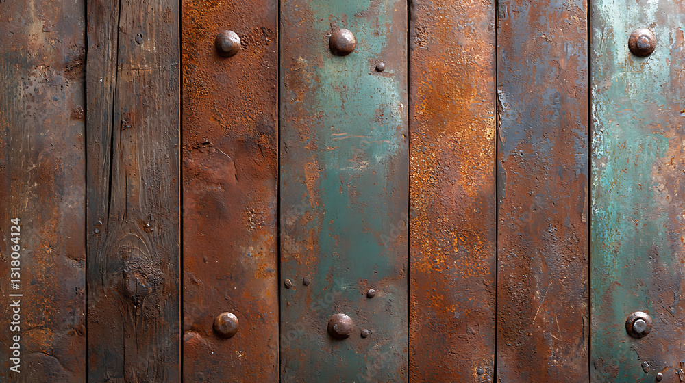 Rusty corrugated metal sheets showcasing layered texture industrial setting high-resolution image close-up perspective aesthetic appeal Rusty corrugated metal sheets showcasing layered texture industrial setting high-resolution image close-up perspective aesthetic appeal