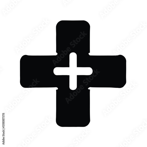 Pharmacy Cross Silhouette