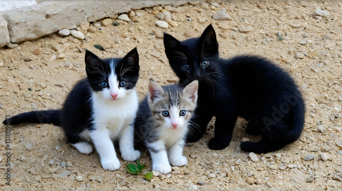 Feral kittens from Corfu