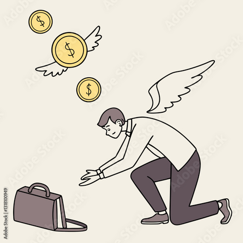 Loss of Investments and Economic Downturn Leading to Financial Distress