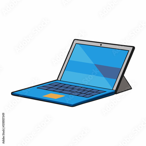 laptop isolated on white background