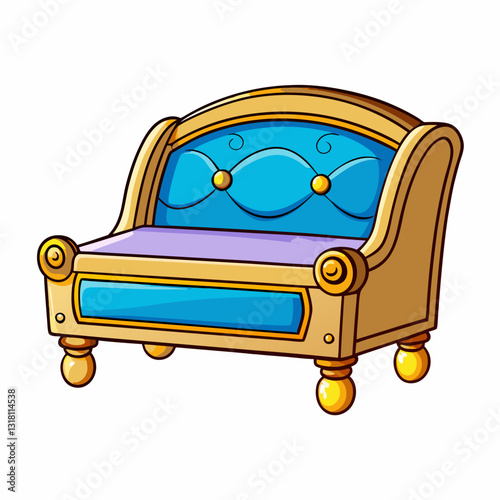 footboard vector illustration