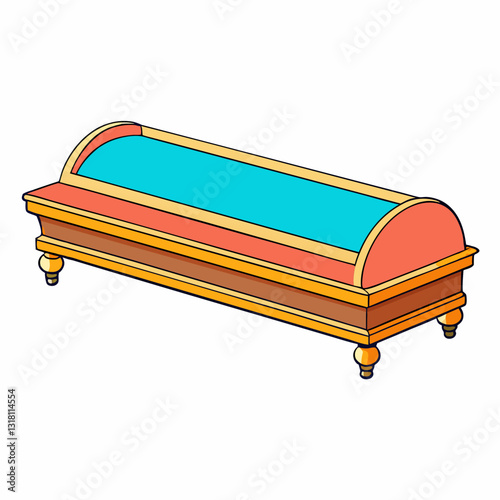 footboard vector illustration