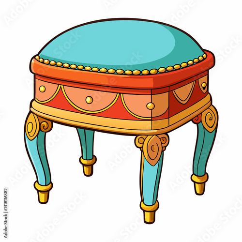 stool vector illustration