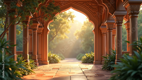 entrance to the mosque
