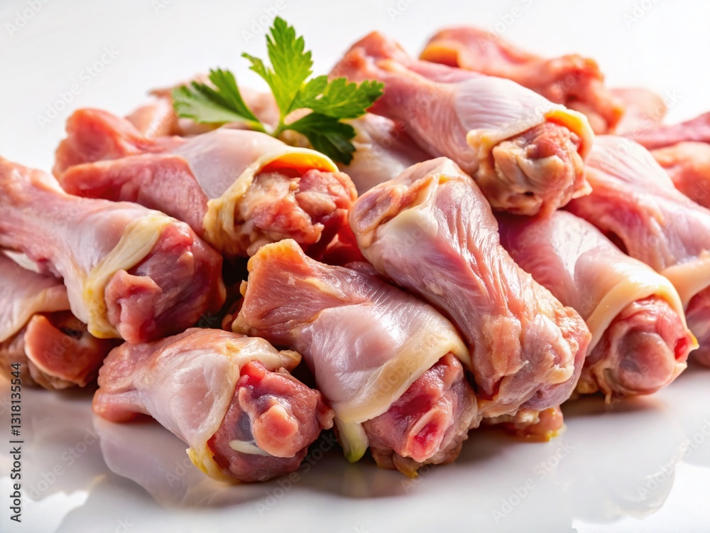 Fresh Raw Chicken Necks, Poultry Meat Ingredient for Broth or Stock - High-Quality Stock Photo Fresh Raw Chicken Necks, Poultry Meat Ingredient for Broth or Stock - High-Quality Stock Photo