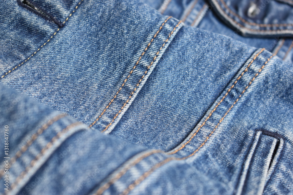 blue denim texture background, jean fashion style