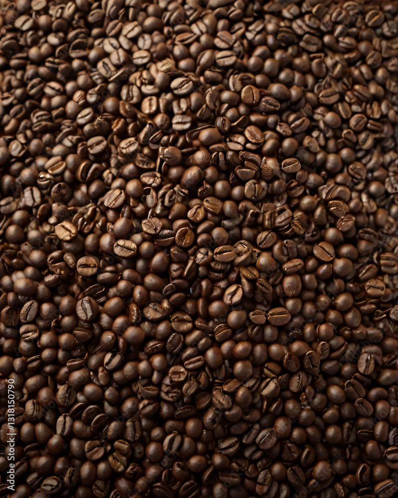 A steaming cup of coffee surrounded by scattered coffee beans. A steaming cup of coffee surrounded by scattered coffee beans.