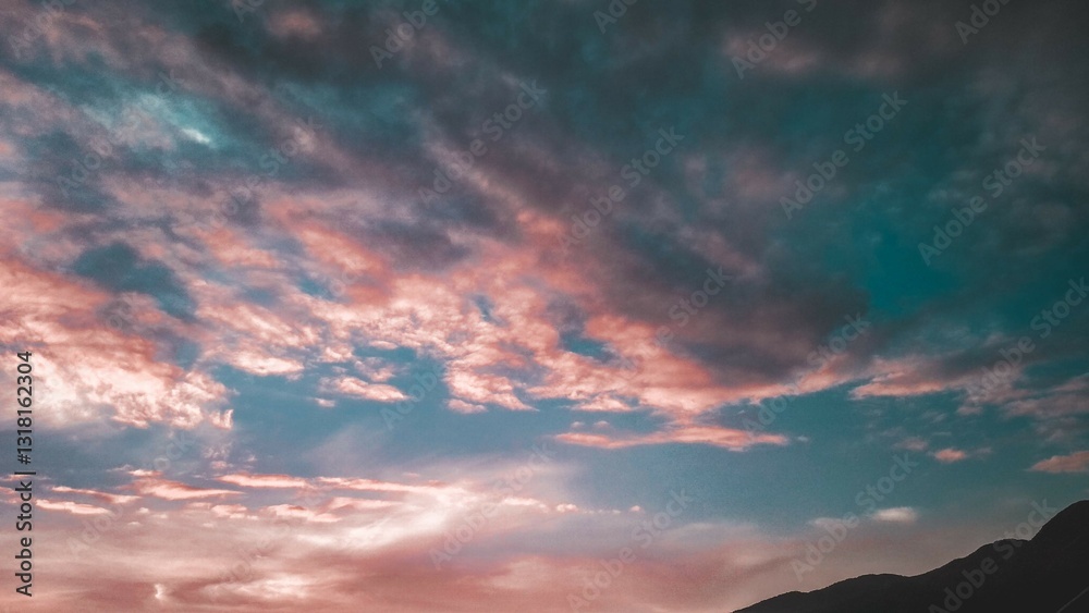 Obraz premium time lapse clouds