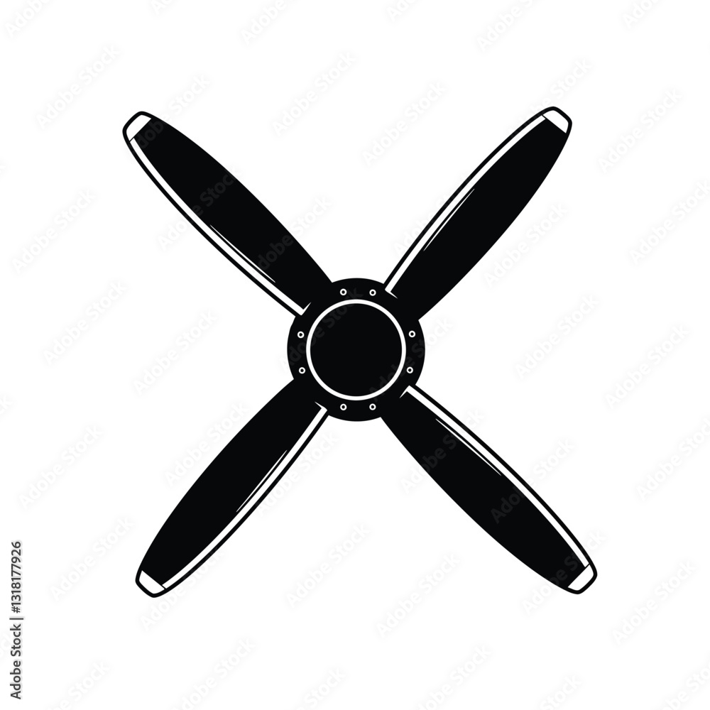 Obraz premium fan on a white background