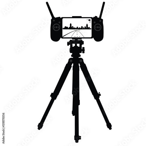 tripod isolated on white