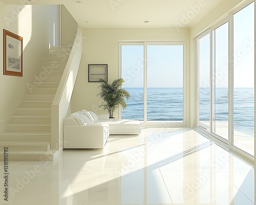Modern Coastal Living Room