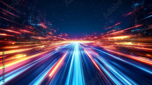 traffic light trails