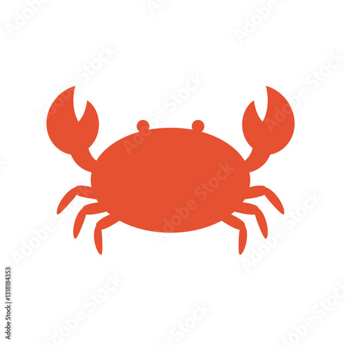 crab isolated on white background