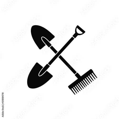 hammer and shovel