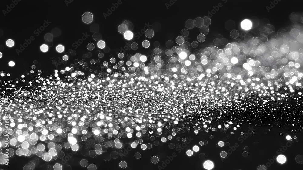 Sparkling Brilliance: An abstract display of glittering bokeh lights on a dark backdrop creates an enchanting visual experience. Emphasizing the sparkle and luminous effect. Sparkling Brilliance: An abstract display of glittering bokeh lights on a dark backdrop creates an enchanting visual experience. Emphasizing the sparkle and luminous effect.