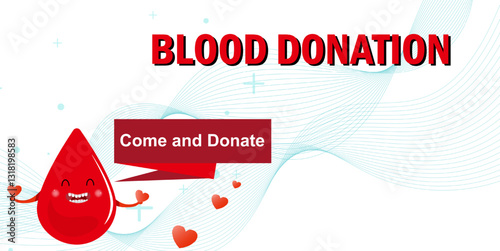 Blood donating to help people.The concept for hospital background.