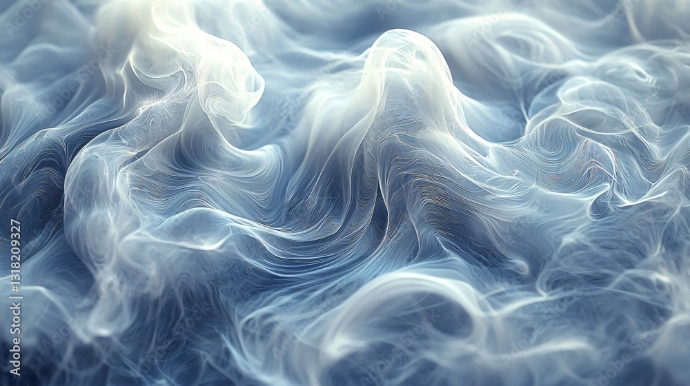 Fototapeta premium Abstract Smoke Flowing