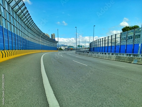 Canvas Print Highway in Kuala Lumpur,Malaysia