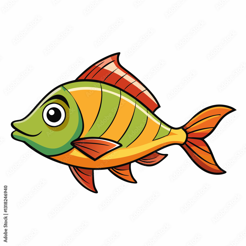 platy fish on a white background platy fish on a white background