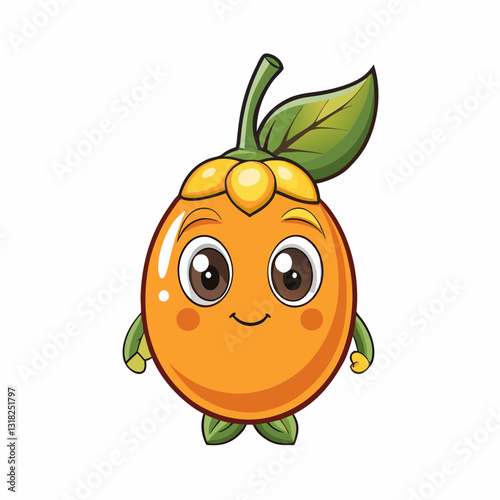 orange fruit character