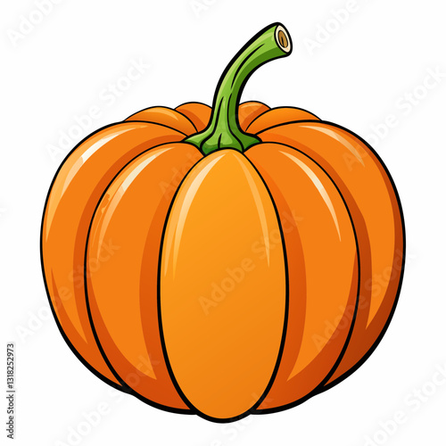 pumpkin isolated on white