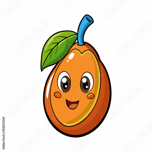 orange fruit character