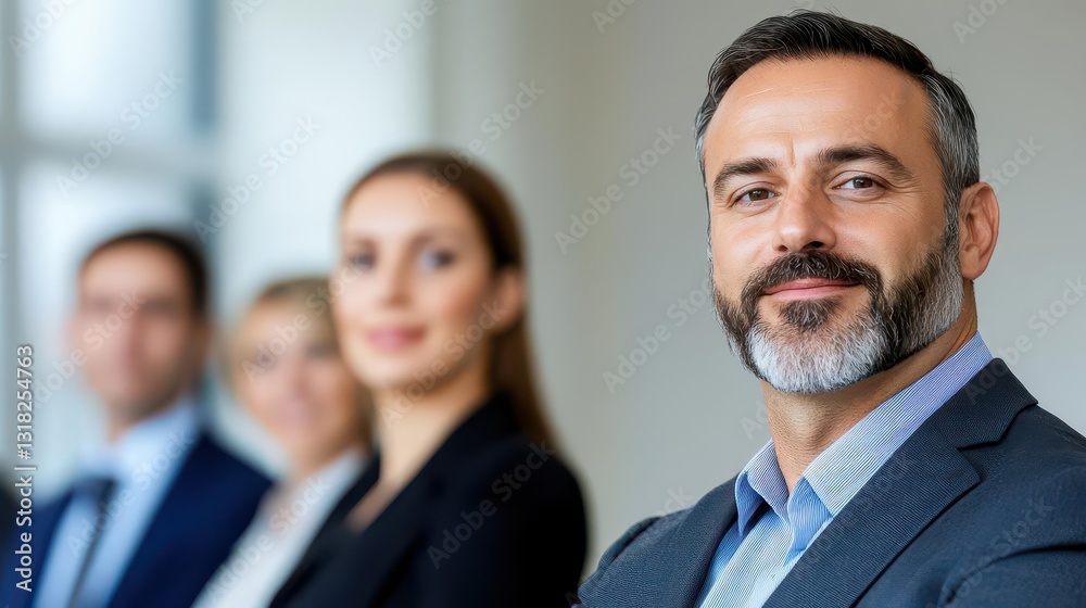 A group of business professionals including executives managers and colleagues are gathered in a corporate conference room A group of business professionals including executives managers and colleagues are gathered in a corporate conference room