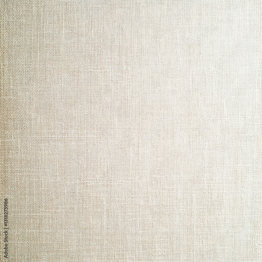 Fototapeta premium Natural linen background beige textured fabric with soft light a versatile backdrop for design photography