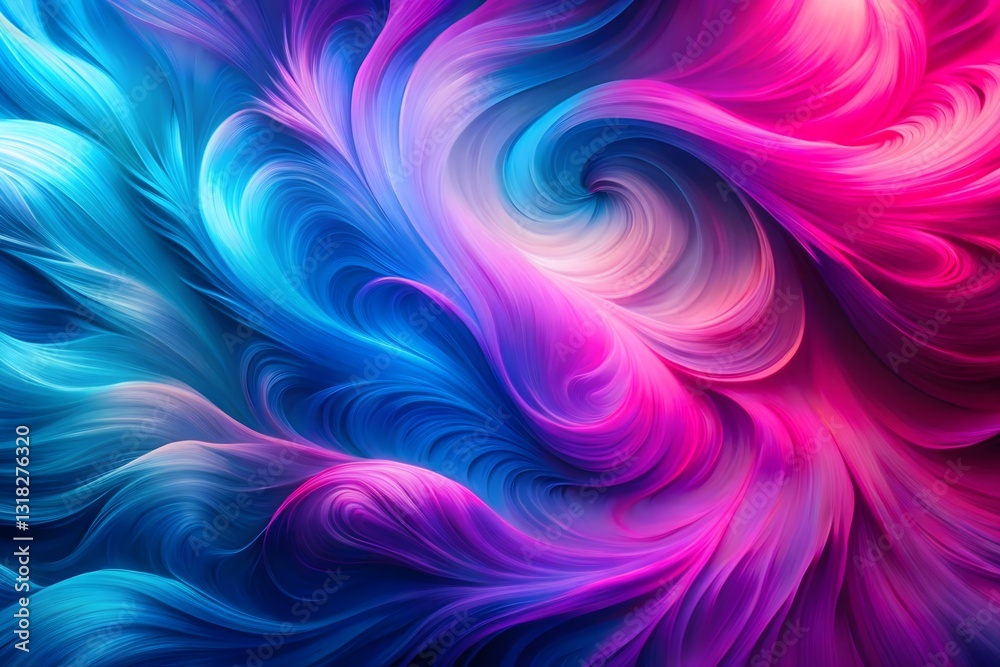 Fototapeta premium Vibrant Fluid Paint Motion