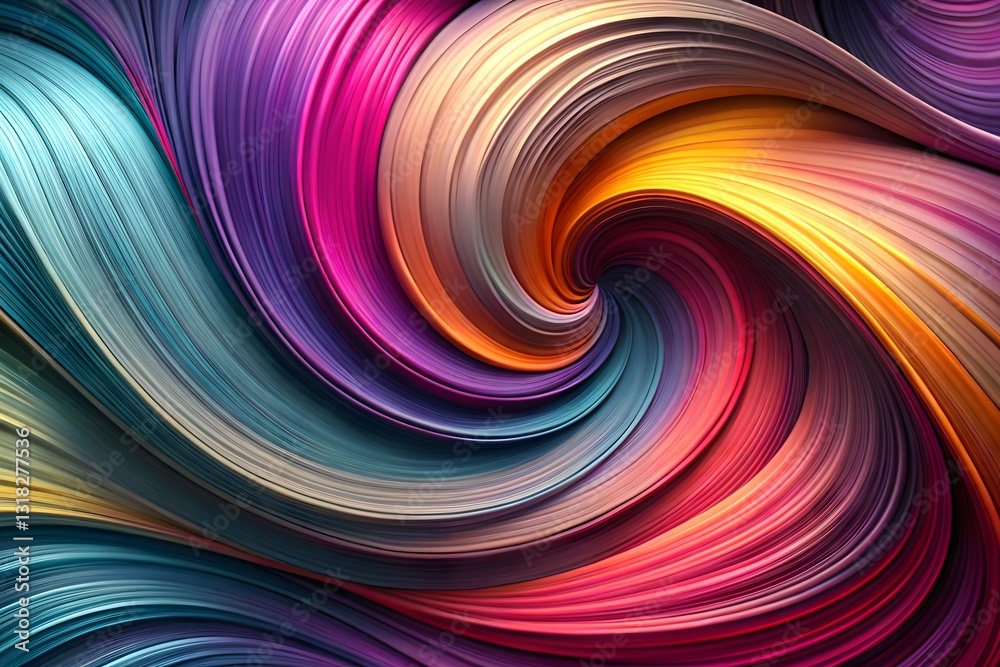 Obraz premium abstract colorful background with circle lines