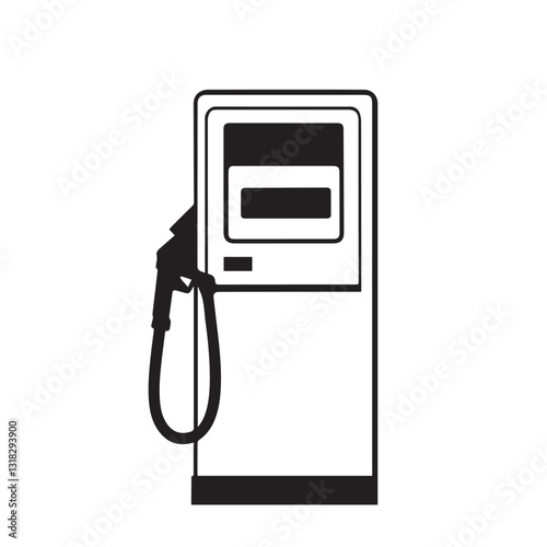 oil pump vector