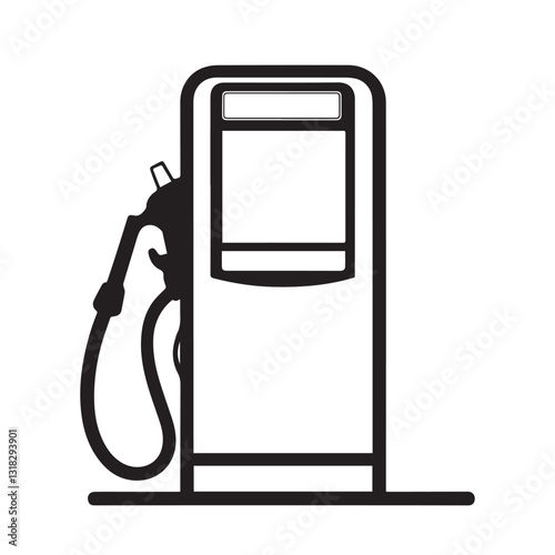 oil pump vector