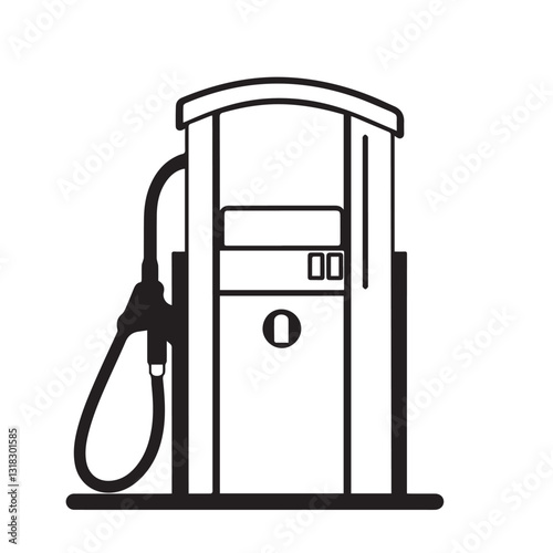 oil pump vector