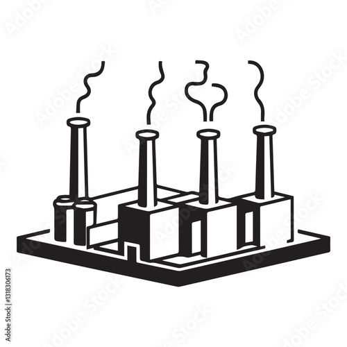oil pump vector