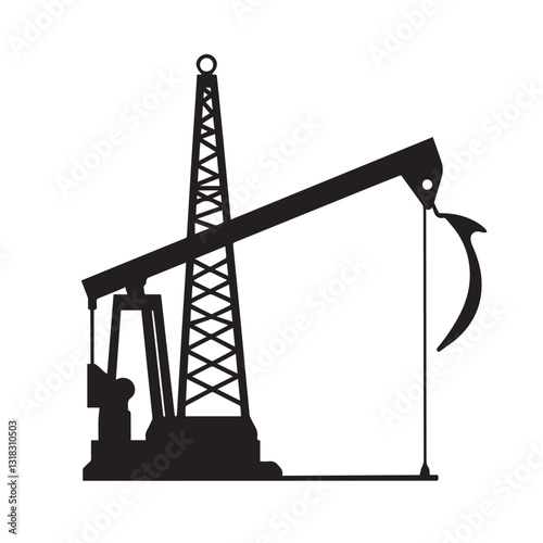 oil pump vector