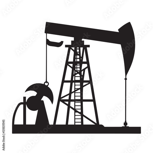 oil pump vector