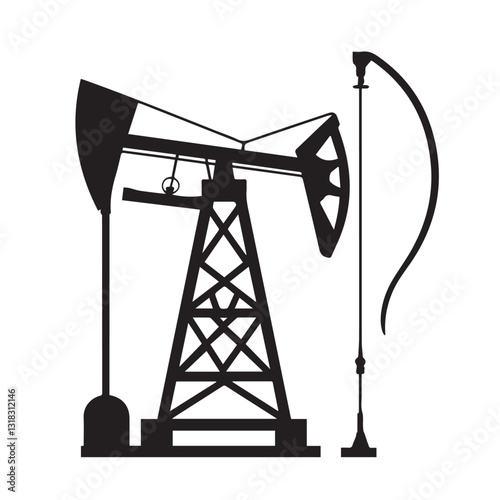 oil pump vector