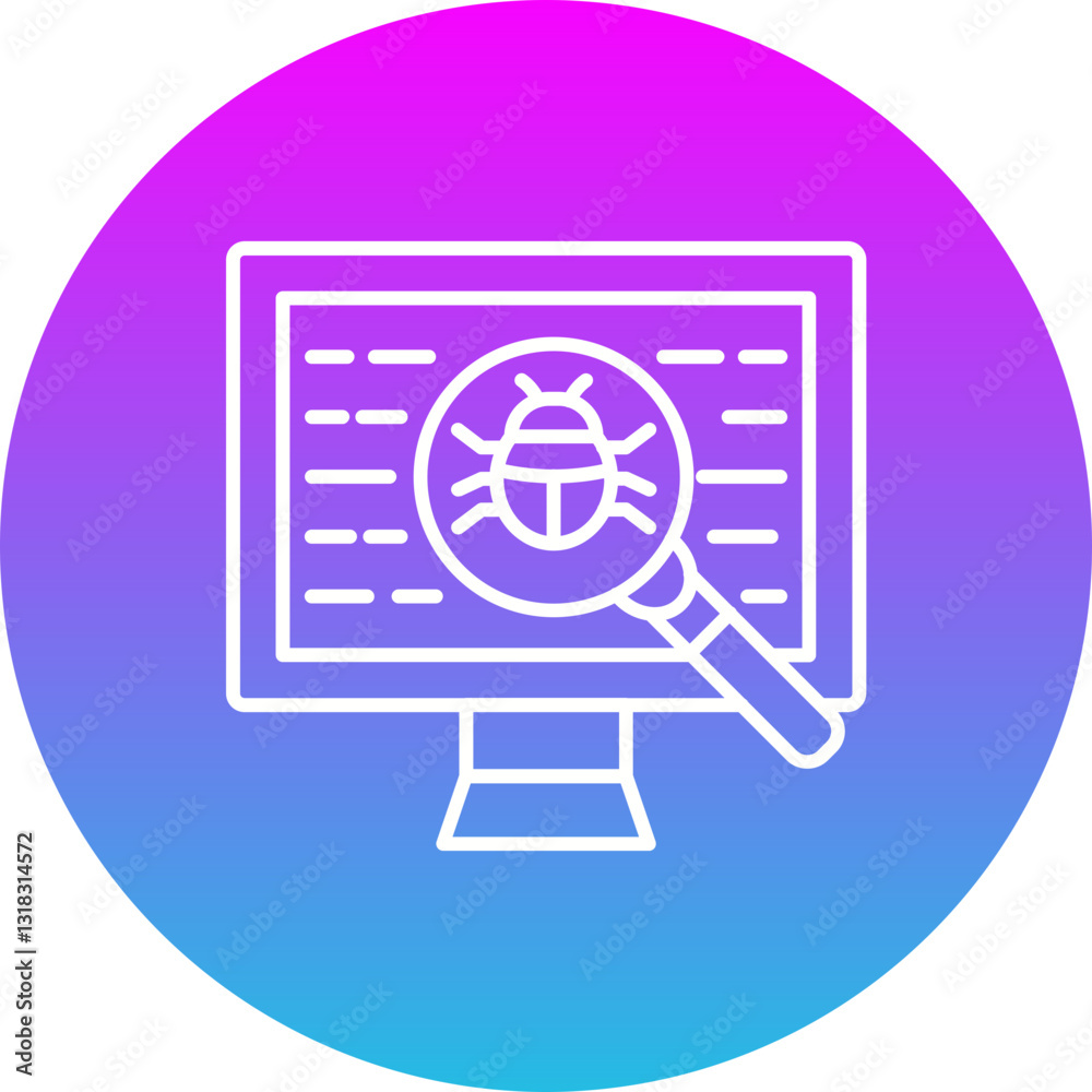 Virus scan Icon Virus scan Icon