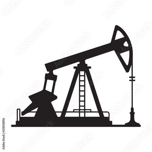 oil pump vector