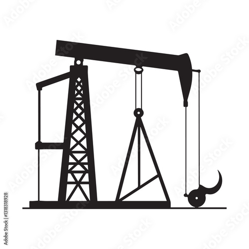 oil pump vector