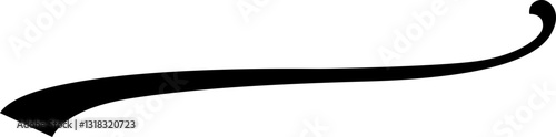 Baseball Swash Text Tail