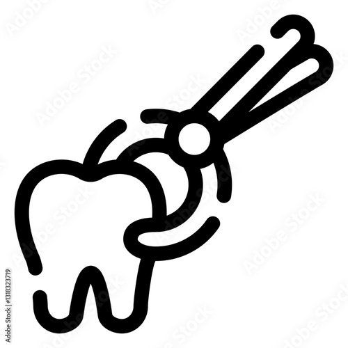tooth extraction icon