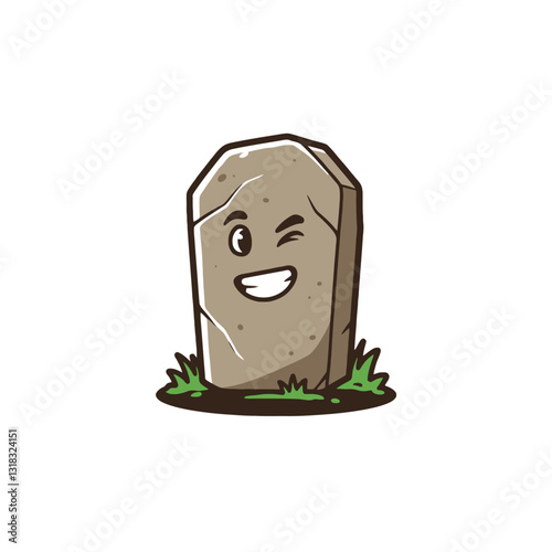 Winking Tombstone Character